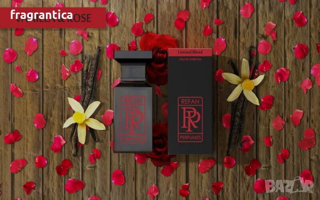 Refan Limited Blend VANILLA & ROSE 55ml парфюмна вода за жени, снимка 1 - Дамски парфюми - 39939966