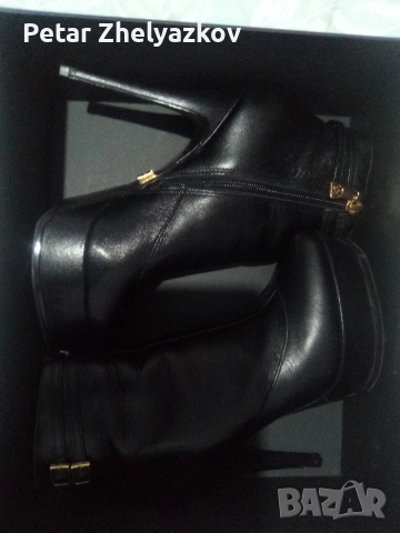 Елегантна дамска боти от естествена кожа., снимка 4 - Дамски боти - 52648517