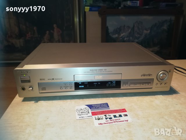 sony DVP-S715 cd/dvd player-gold 0501211721, снимка 4 - Ресийвъри, усилватели, смесителни пултове - 31318693