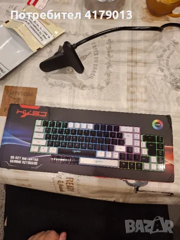 геймърска клавиатура мембрана 60%, снимка 2 - Клавиатури и мишки - 48882354