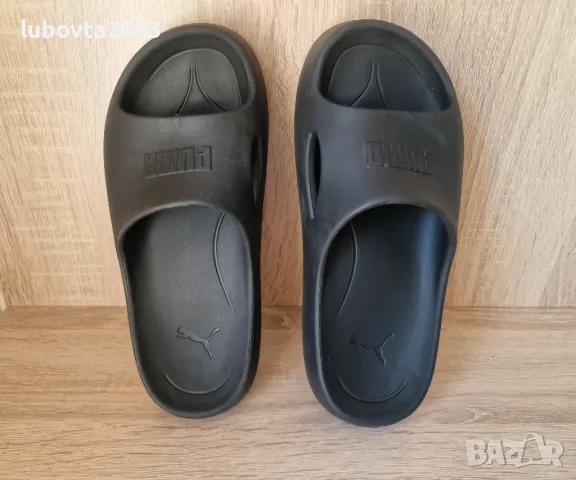 37/38 номер PUMA дамски черни оригинални чехли 