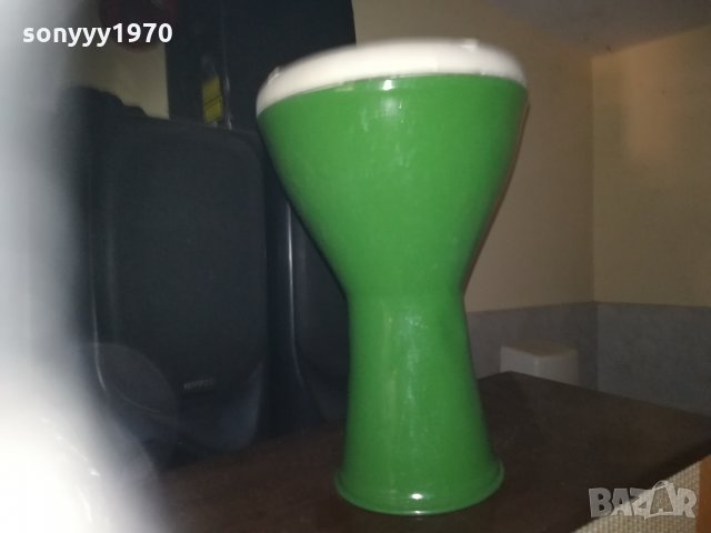 зелена тарамбука 26х17см от сирия 1509212018, снимка 6 - Ударни инструменти - 34145987