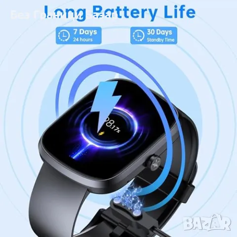 Нов Универсален смарт часовник – разговори, крачкомер, здравен монитор, снимка 7 - Смарт гривни - 49391048