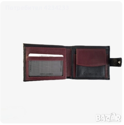 мъжки портфейл от естествена кожа , снимка 5 - Портфейли, портмонета - 52339308