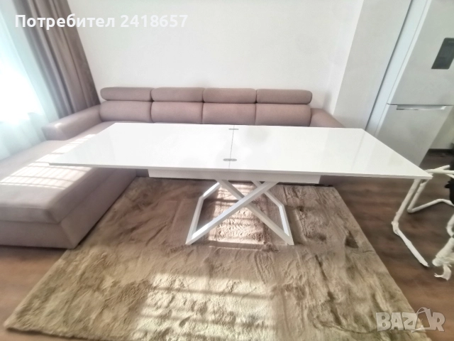 Разтегателна маса 2 в 1 , снимка 6 - Маси - 52652128