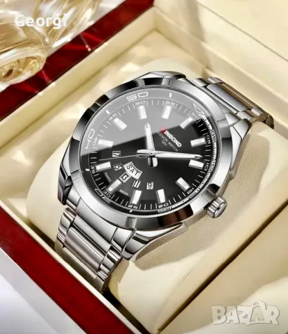 Мъжки класически кварцов часовник BinbonD Classic* С бизнес визия /металик!, снимка 2 - Мъжки - 49608369