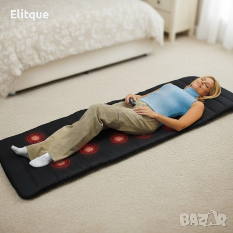 Масажен дюшек, с 9 мотора – за релаксация и цялостен масаж на тялото, снимка 5 - Масажори - 52786823