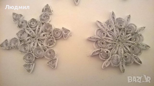 Коледни снежинки и други украшения за елха , снимка 3 - Други - 38062164