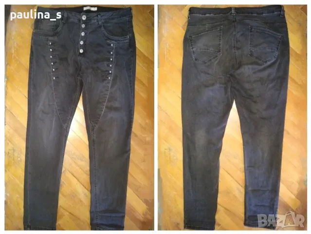 Два броя / Еластични сиви дънки "Cellebes" woman и "Safran" / голям размер , снимка 2 - Дънки - 31947206