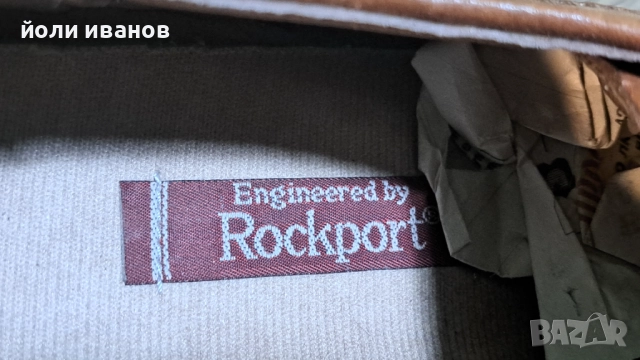 Rockport-мъжки кожени обувки 45 1/2, снимка 7 - Ежедневни обувки - 52887738