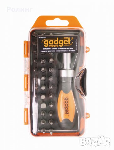 ОТВЕРТКА-ТРЕСЧОТКА С НАКРАЙНИЦИ К-Т 38 ЧАСТИ GD/229917