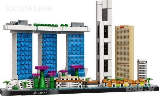 LEGO Architecture - Сингапур 21057, снимка 2 - Конструктори - 39427663