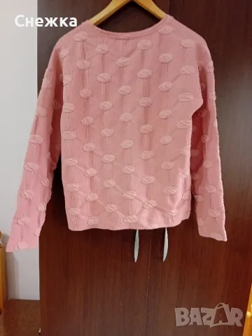 красива блуза пепел от рози, снимка 2 - Блузи с дълъг ръкав и пуловери - 49032802