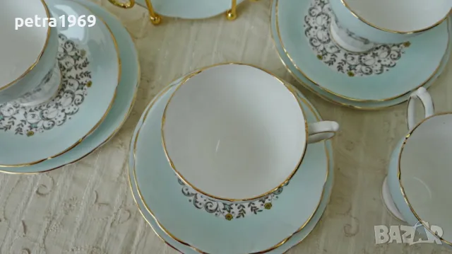 Порцеланови тройни сетове на Hudson and Middleton, снимка 5 - Чаши - 49422476