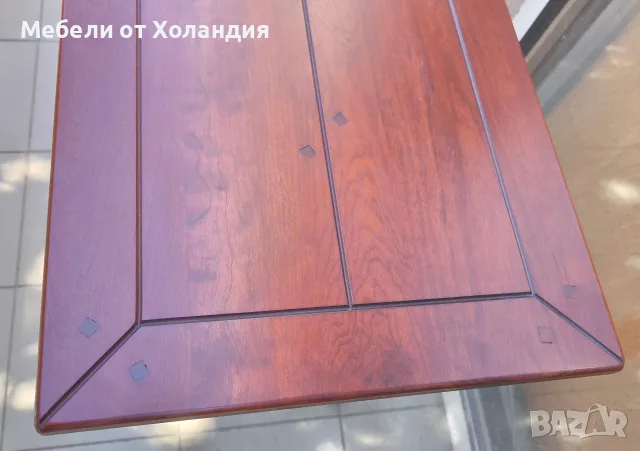 Конзолна маса от масив с чекмедже, снимка 5 - Маси - 56001882