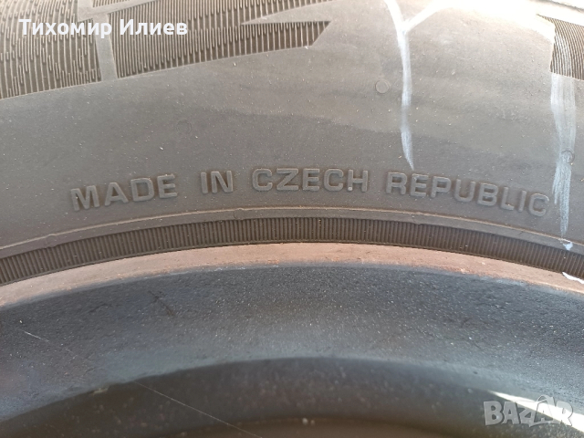 Зимни гуми 165/70 R14 заедно с джантите , снимка 3 - Гуми и джанти - 52268871