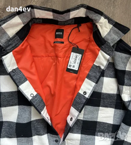 Яке-риза BOSS Leighten Overshirt | PrimaLoft® Изолация |, снимка 3 - Якета - 54196517