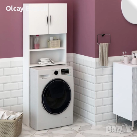 Гардероб-шкаф за перална машина/сушилня, снимка 2 - Шкафове - 52492567