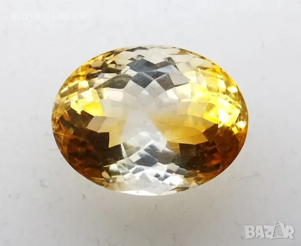 Рядък двуцветен цитрин с невероятен блясък и тегло 11.63кт.! Нов!, снимка 13 - Други - 47963465