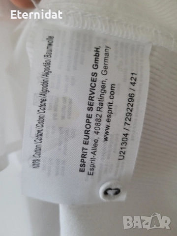 Блузка Esprit памучна материя , снимка 8 - Тениски - 51518494