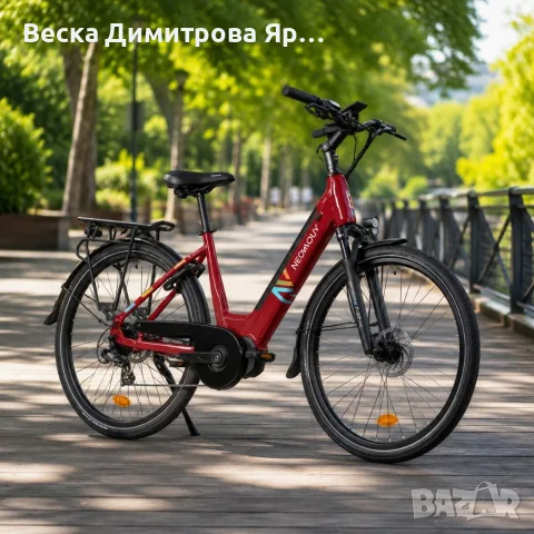 Електрически велосипед 26″ с батерия 522Wh, мотор 250W и пробег до 100 км – алуминиева рамка, 7 скор, снимка 4 - Велосипеди - 56059979