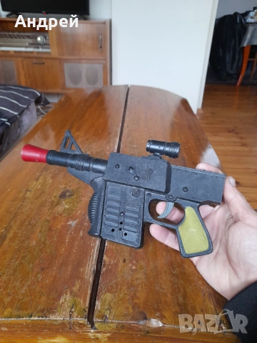 Стара детска играчка картечен пистолет #2, снимка 2 - Други ценни предмети - 53951223