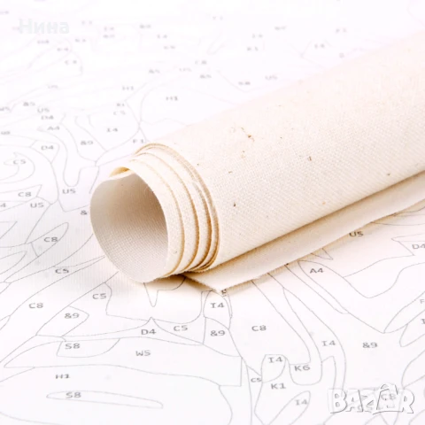 Комплект за рисуване по номера Rose, ZUTY, памучно платно върху дървена рамка, 3 четки и бои, снимка 8 - Рисуване и оцветяване - 51181984