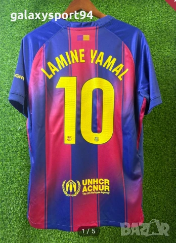 Фенски Шарен Екип Ламин Ямал 10 с Чорапи Барселона, детско 2026, снимка 3 - Футбол - 51222301