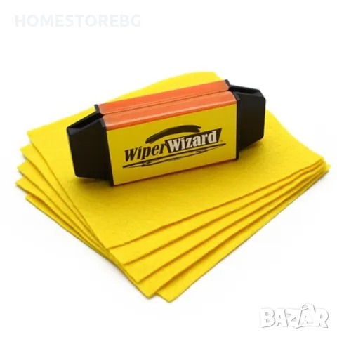 Стъклочистачка Wiper Wizard с 5 броя микрофибърни кърпички