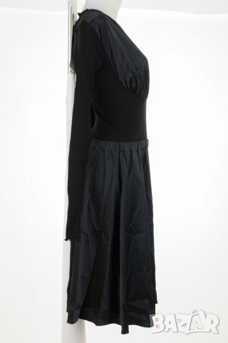 Черна елегантна рокля марка Bona Dea - L, снимка 4 - Рокли - 42535940