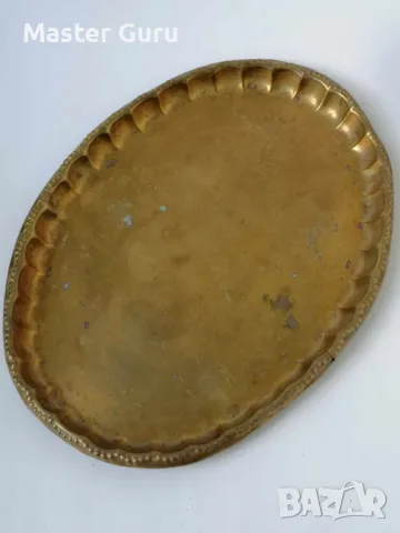Старинен бронзов поднос- 34,00 х25,00 см