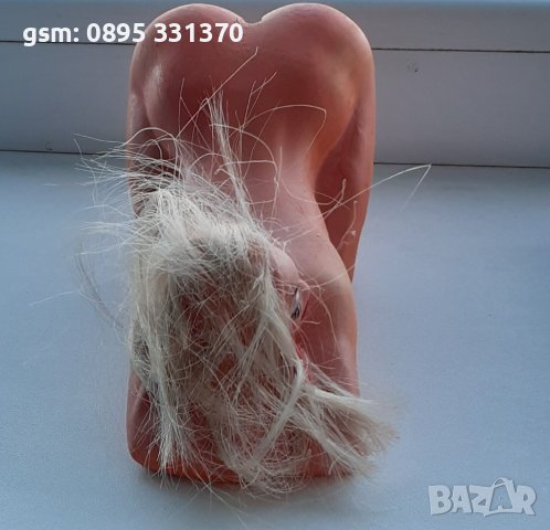 еротика - Жена-касичка, фигура, статуетка, гола, керамика, гол висящ мъж-марионетка, слон, пенис , снимка 2 - Статуетки - 31678398