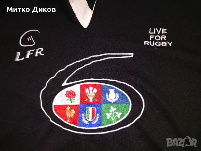 LFR-Live for Rugby маркова тениска по ръгби на шестте нации реален размер ХХЛ, снимка 2 - Други спортове - 39930847