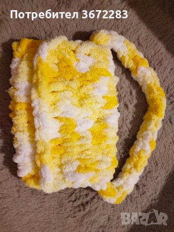 Ръчно плетена чанта от мека прежда, снимка 3 - Чанти - 44200889