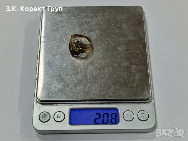 Дамски златен пръстен 14К / 2,08 гр., снимка 7 - Пръстени - 55712904