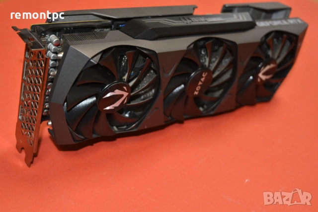 Видео карта ZOTAC GAMING GeForce® RTX™ 3080 AMP Holo, 10GB GDDR6X, 320-bit, снимка 4 - Видеокарти - 54213871