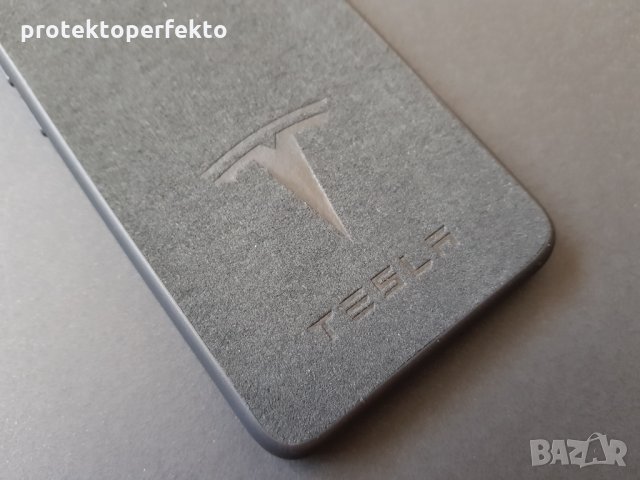 TESLA Кейс калъф АЛКАНТАРА за iPhone X, XR, XS MAX, GALAXY S10, MATE 20 PRО, снимка 8 - Калъфи, кейсове - 29626615