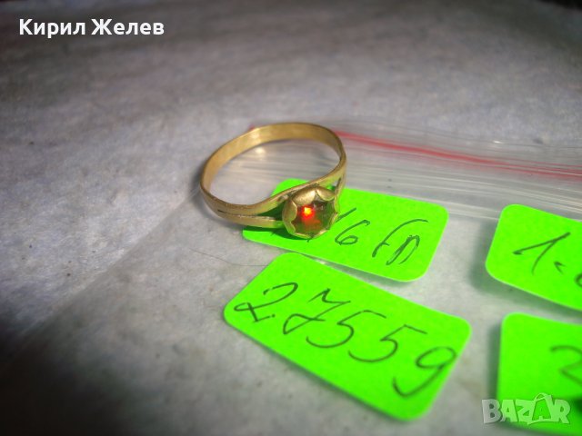 СТАРИНЕН СКЪПОЦЕНЕН БРОНЗОВ ПРЪСТЕН с ЕСТЕСТВЕН ГРАНАТ РЪЧНА МАЙСТОРСКА ИЗРАБОТКА - 19 ВЕК 27559, снимка 11 - Антикварни и старинни предмети - 36771149