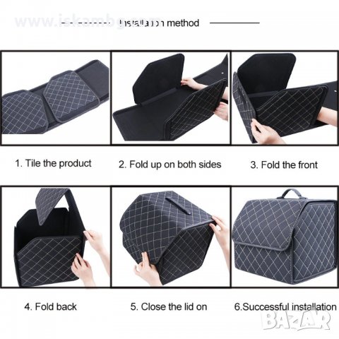 Чанта-органайзер за автомобилен багажник, кожена - код 3264, снимка 7 - Аксесоари и консумативи - 34510851