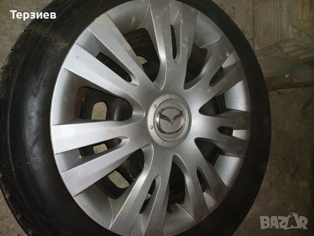 Продавам: 4 стоманени джанти с монтирани зимни гуми