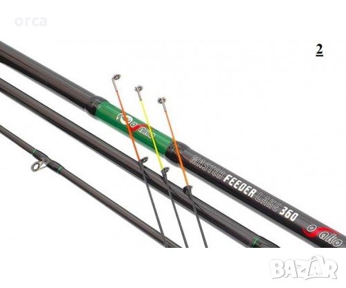 Фидер въдица за шаран и каракуда - Osako Master Feeder Lake 120, снимка 3 - Въдици - 31540938