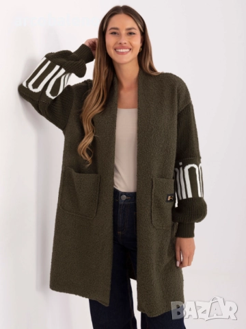 Дамска жилетка от букле с джобове, 4цвята , снимка 7 - Жилетки - 52028469