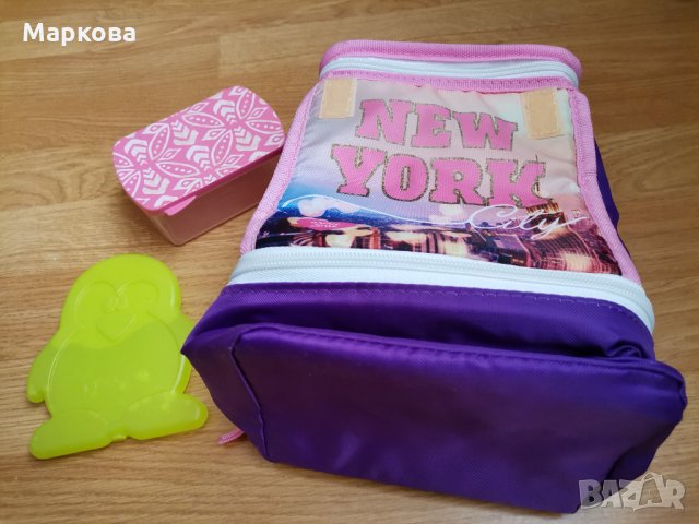 Детска термо чанта за храна New York City, Arctik zone, снимка 5 - Раници - 33750023