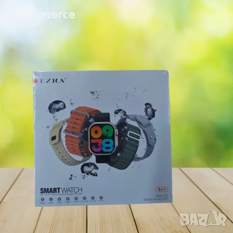 Стилен смарт часовник, Smart Watch Ezra, 5+1 SW, снимка 4 - Смарт часовници - 49241124