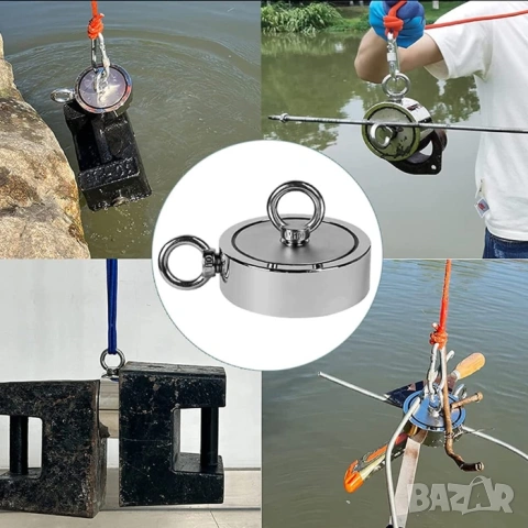 Неодимови магнити N52 за риболов и търсене на желязо | Magnet fishing, снимка 6 - Други инструменти - 46498535