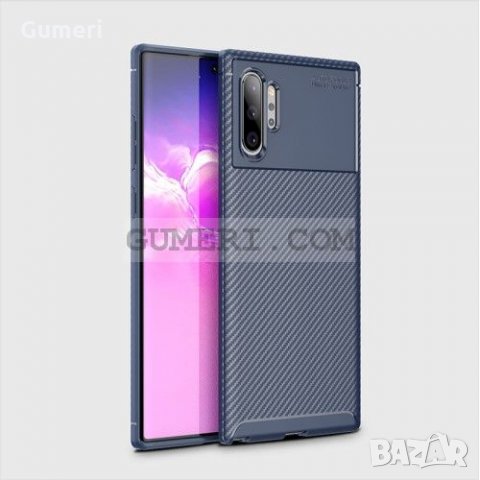Samsung Galaxy Note 10 Plus Противоударен Силиконов Гръб - Карбон, снимка 11 - Калъфи, кейсове - 33948995