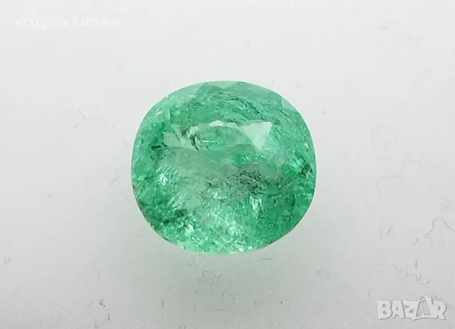 Параиба турмалин в екзотично синьо-зелено и тегло 2.96кт.! Сертифициран! Нов!, снимка 5 - Пръстени - 44663436