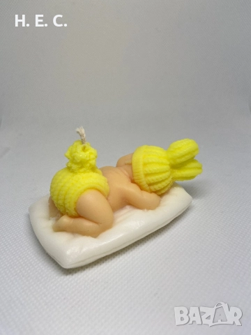 Соева свещ бебе, снимка 3 - Декорация за дома - 52861255