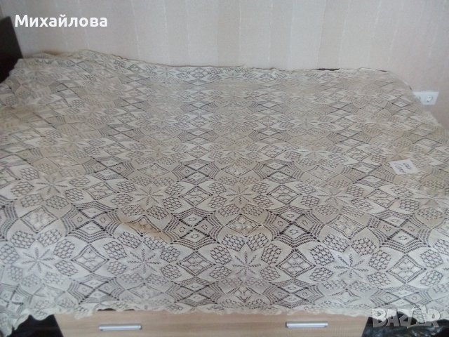 Ръчно изработена покривка 210/150 см, снимка 6 - Гоблени - 36988492