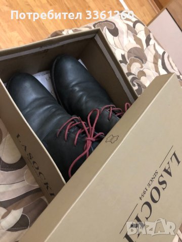 Мъжки боти от естествена кожа номер 46, снимка 6 - Мъжки боти - 42512660